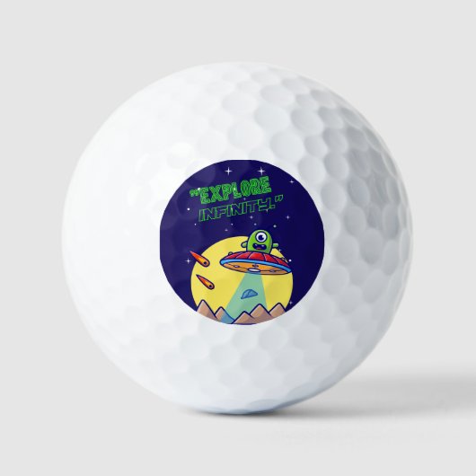 Ontdek de oneindigheid golfballen (Voorkant)