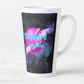 Ontdek de oneindigheid latte mok (Rechts)