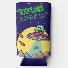 Ontdek de oneindigheid seltzer blikjeskoeler