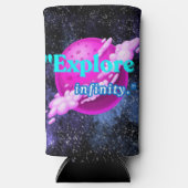 Ontdek de oneindigheid seltzer blikjeskoeler (Voorkant)