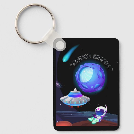Ontdek de oneindigheid sleutelhanger (Voorkant)