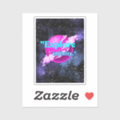 Ontdek de oneindigheid sticker (Vel)