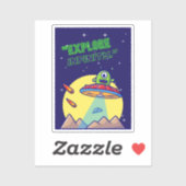 Ontdek de oneindigheid sticker (Vel)