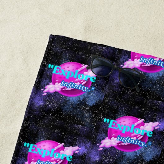 Ontdek de oneindigheid strandlaken (In situ)