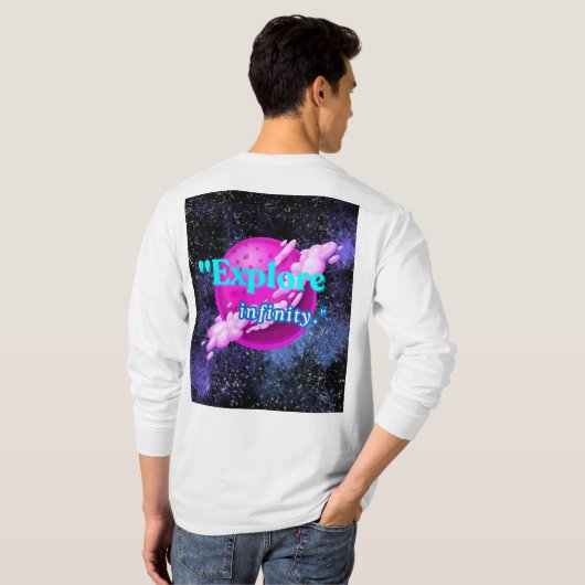 Ontdek de oneindigheid t-shirt (Achterkant volledig)