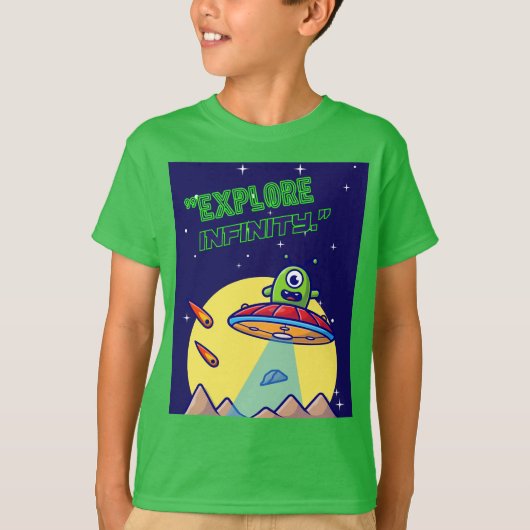 Ontdek de oneindigheid t-shirt (Voorkant)