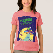 Ontdek de oneindigheid Tri-Blend shirt (Voorkant)