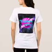 Ontdek de oneindigheid Tri-Blend shirt (Achterkant)