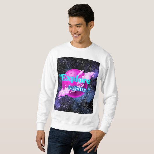 Ontdek de oneindigheid trui (Voorkant volledig)