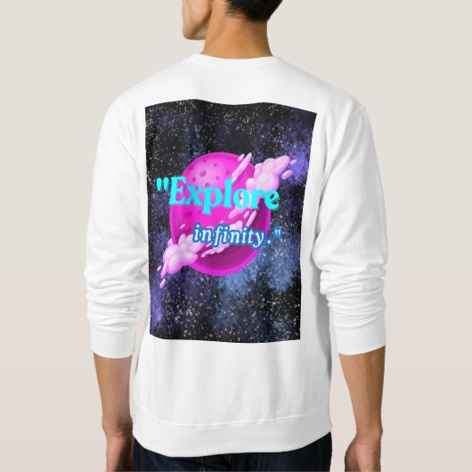 Ontdek de oneindigheid trui (Achterkant)