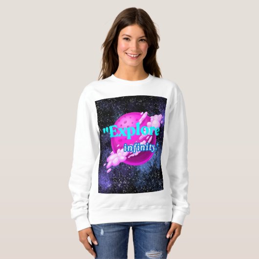 Ontdek de oneindigheid trui (Voorkant volledig)