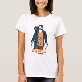Ontdek de ongeziene camping en avontuur Grappig T-shirt