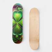 Ontdek de perfecte harmonie van Shamrock, Musical Persoonlijk Skateboard (Voorkant)