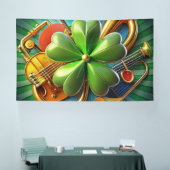 Ontdek de perfecte harmonie van Shamrock, Musical Spandoek (Beurs)
