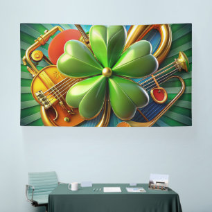 Ontdek de perfecte harmonie van Shamrock, Musical Spandoek