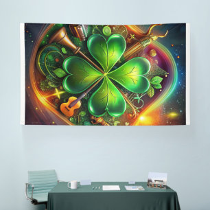 Ontdek de perfecte harmonie van Shamrock, Musical Spandoek