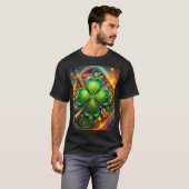 Ontdek de perfecte harmonie van Shamrock, Musical T-shirt (Voorkant volledig)