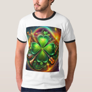 Ontdek de perfecte harmonie van Shamrock, Musical T-shirt