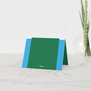 Ontdek de perfecte mix van groen, Azure, Aqua, Bedankkaart