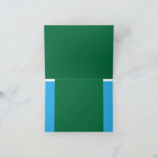 Ontdek de perfecte mix van groen, Azure, Aqua, Bedankkaart (Binnen)