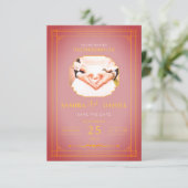 Ontdek de perfecte trouwkaart kaart (Staand voorkant)