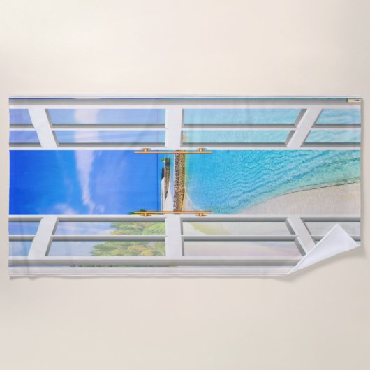 Ontdek de perfecte zomergolf strandlaken (Voorkant)