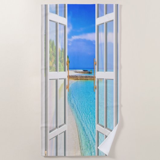 Ontdek de perfecte zomergolf strandlaken (Voorkant)