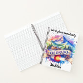 Ontdek de prachtige bergen van Colorado Notitieboek (Binnen)