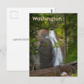 Ontdek de prachtige Herfsten van Washington Langfi Briefkaart (Voorkant / Achterkant)