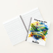 Ontdek de prachtige landschappen van West Virginia Notitieboek (Binnen)