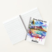 Ontdek de prachtige stranden en het landschap van  notitieboek (Binnen)