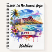 Ontdek de prachtige stranden en het landschap van notitieboek (Voorkant)