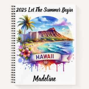 Ontdek de prachtige stranden en het landschap van  notitieboek