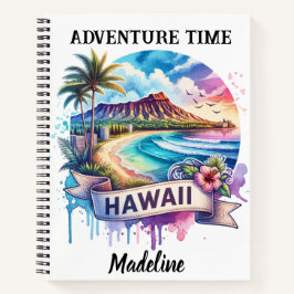 Ontdek de prachtige stranden van Hawaï Notitieboek