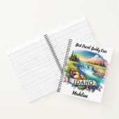 Ontdek de prachtige watervallen van Idaho Notitieboek (Binnen)