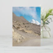 Ontdek de ruige schoonheid van de woestijnlanden v feestdagenkaart (Staand voorkant)