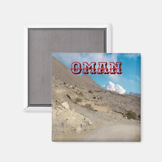 Ontdek de ruige schoonheid van de woestijnlanden v magneet (Voorkant / Achterkant)