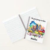 Ontdek de schilderachtig charme van Wisconsin! Notitieboek (Binnen)