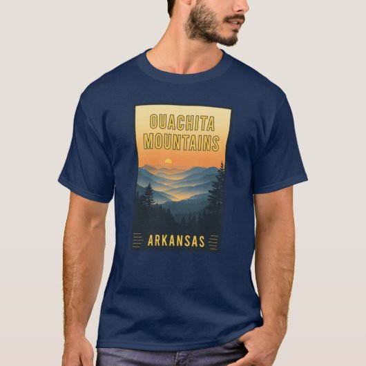 Ontdek de Schilderachtig pracht van het Ouachita-g T-shirt (Voorkant)