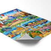 Ontdek de schoonheid van culturele diversiteit poster (Hoek)