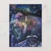 Ontdek de schoonheid van de ruimte briefkaart (Voorkant)