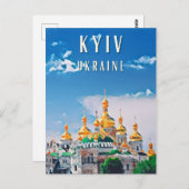 Ontdek de schoonheid van Kiev Briefkaart (Voorkant / Achterkant)