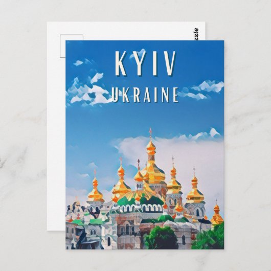 Ontdek de schoonheid van Kiev Briefkaart (Voorkant / Achterkant)