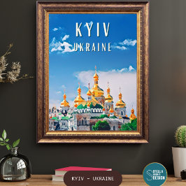Ontdek de schoonheid van Kiev Poster