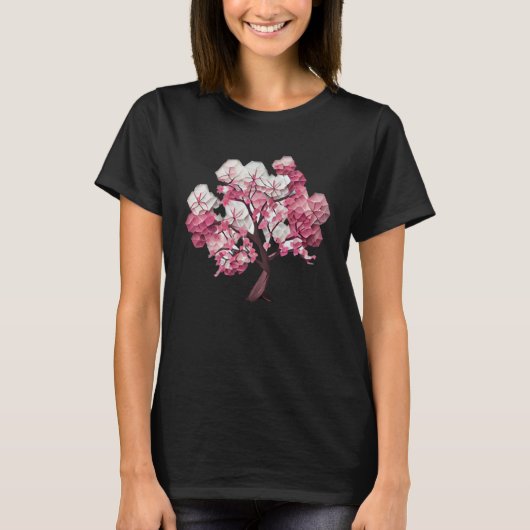 Ontdek de schoonheid van Natuur met een Cherry Blo T-shirt (Voorkant)