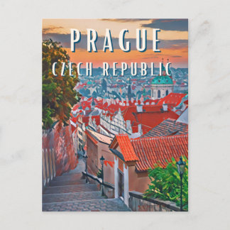 Ontdek de schoonheid van Praag Briefkaart