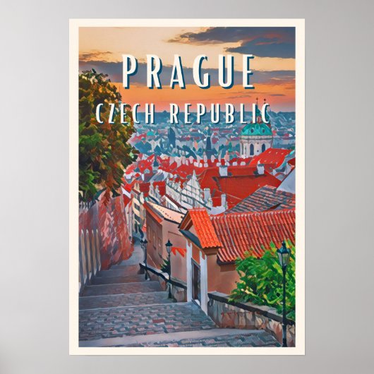 Ontdek de schoonheid van Praag Poster (Voorkant)