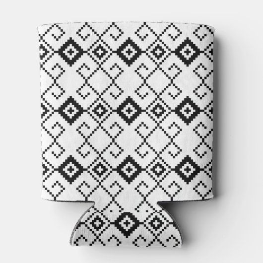 Ontdek de schoonheid van Tribal Pattern Design Blikjeskoeler (Achterkant)