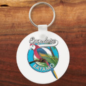 Ontdek de Sleutelhanger Hawaii retro logo (Voorkant)