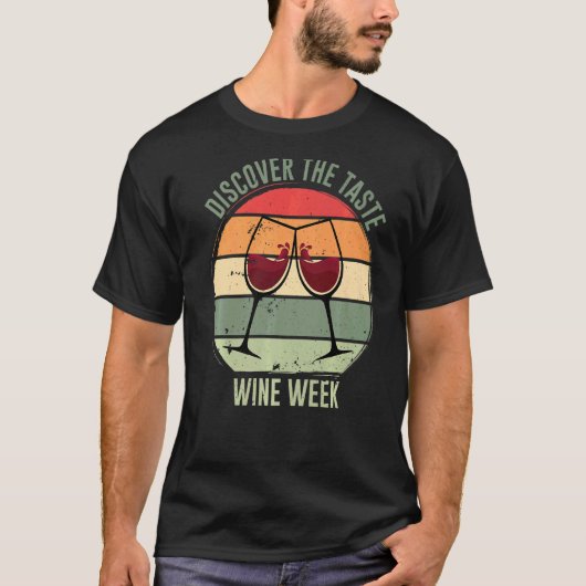 Ontdek de smaak van wijn t-shirt (Voorkant)